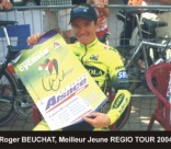 Roger BEUCHAT, meilleur jeune Régio Tour 04