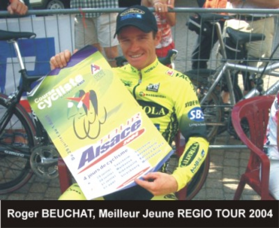 Roger BEUCHAT, meilleur jeune Régio Tour 04