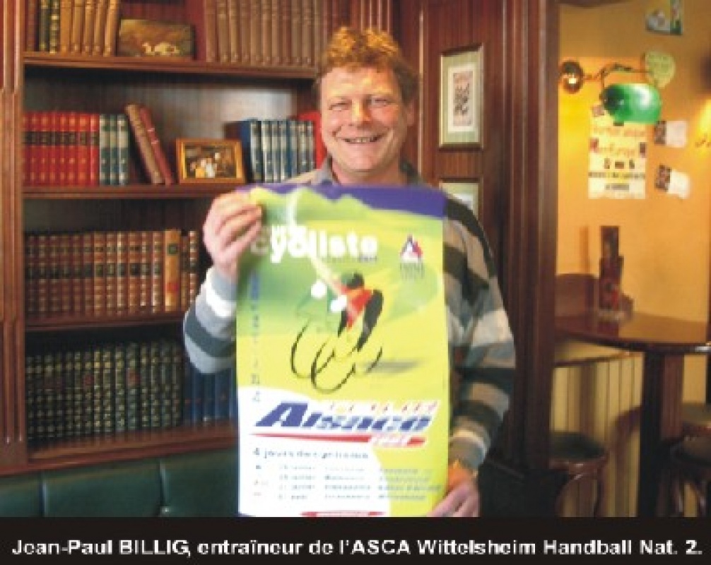Jean-Paul BILLIG, entraineur ASCA Wittelsheim