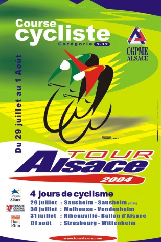 Affiche Tour Alsace 2004