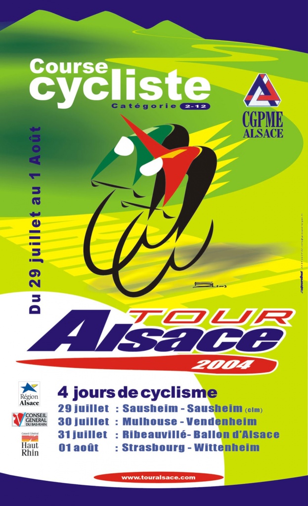Affiche Tour Alsace 2004