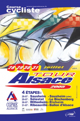 Affiche Tour Alsace 2005