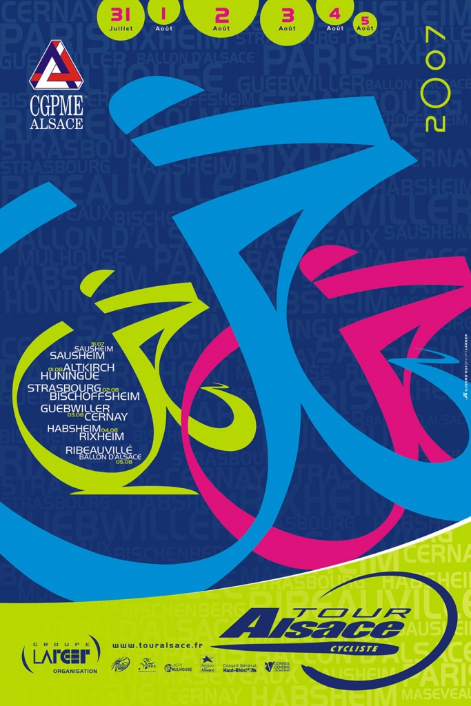 Affiche Tour Alsace 2007