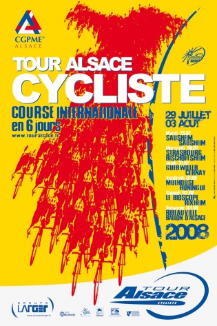 Affiche Tour Alsace 2008