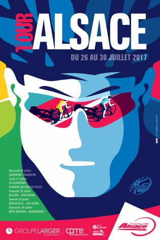 Affiche officielle du Tour Alsace Cycliste 2017
