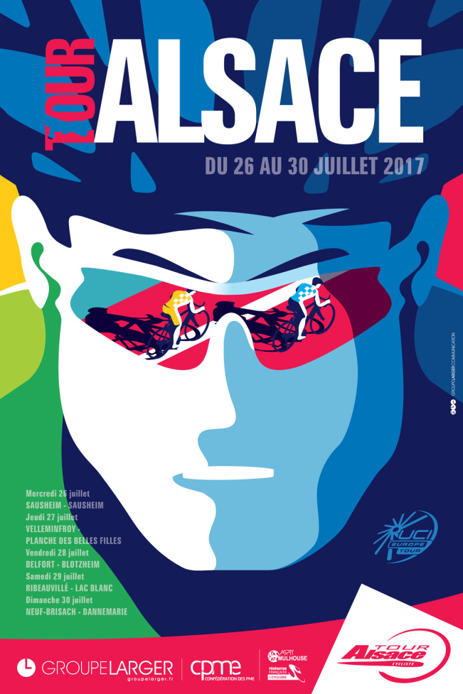 Affiche officielle du Tour Alsace Cycliste 2017