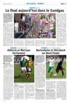 04.08.2019 - DNA - Le final aujourd'hui dans le Sundgau